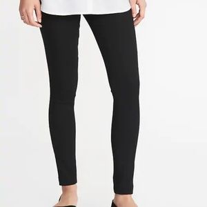 Old Navy Super Skinny Black Pull-On Jeggings BLK